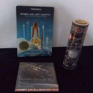 3 - Space Exploration /Planetary DVDs + Science Class Bulletin Board Border